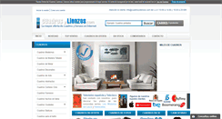 Desktop Screenshot of cuadrosylienzos.com